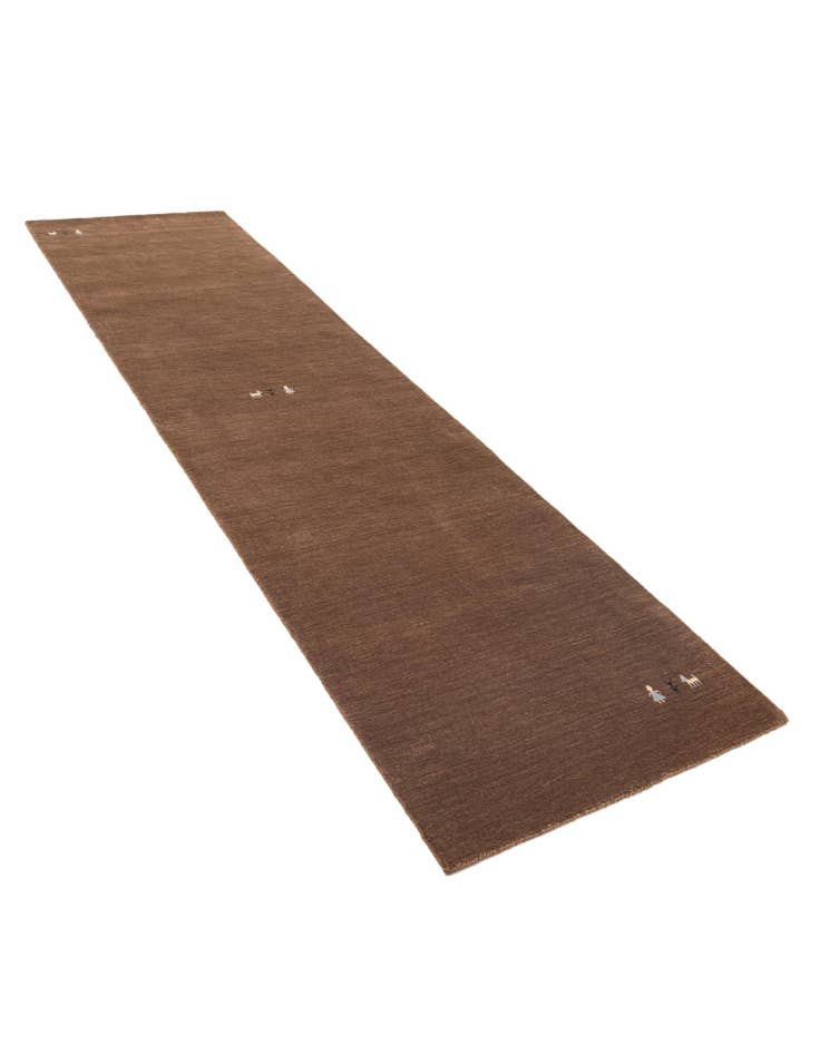 Detail image of 2' 8 x 10'  Hand Knotted Kashkuli Gabbeh Wool Runner Rug