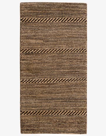 2' 1 x 4' Hand Knotted Kashkuli Gabbeh Oriental Wool Runner Rug