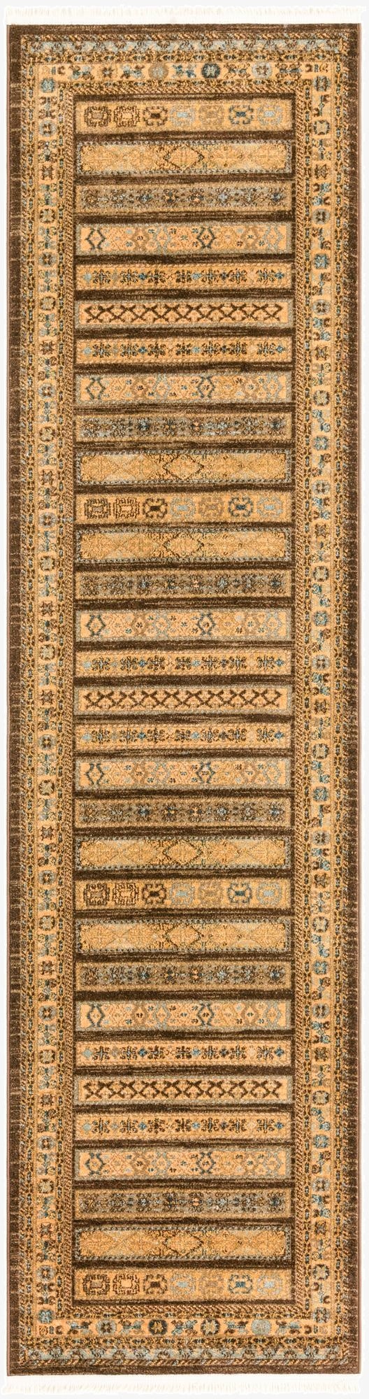 2' 7 x 10' Kashkuli Gabbeh Runner Rug