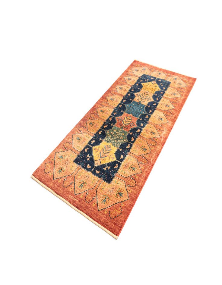 Detail image of 3' x 6' 7 Kashkuli Wool Runner Rug