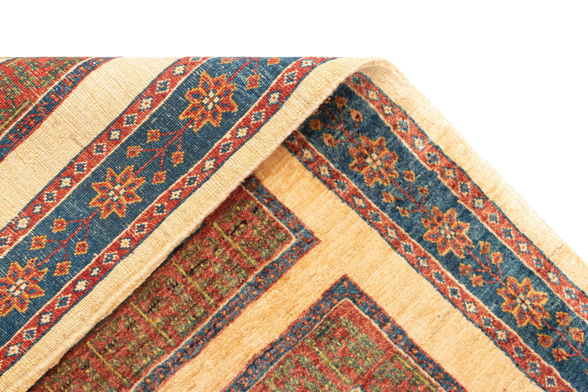 2' 9 x 6' 8 Kashkuli Wool Runner Rug