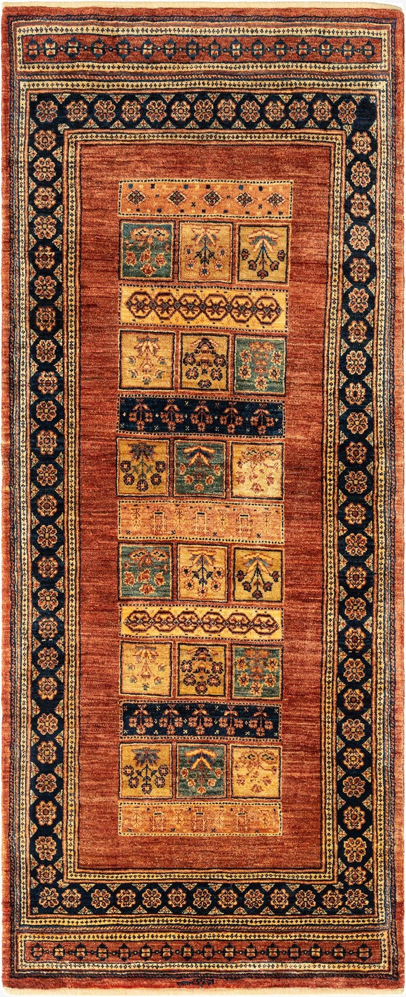 2' 9 x 6' 9 Kashkuli Wool Runner Rug