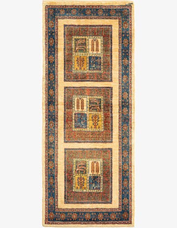 2' 9 x 6' 8 Kashkuli Wool Runner Rug