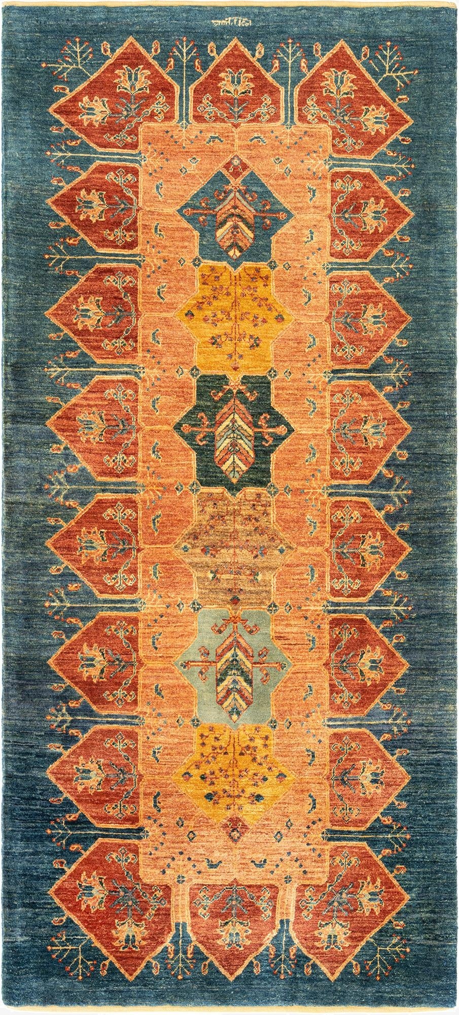3' 1 x 6' 10 Kashkuli Wool Runner Rug