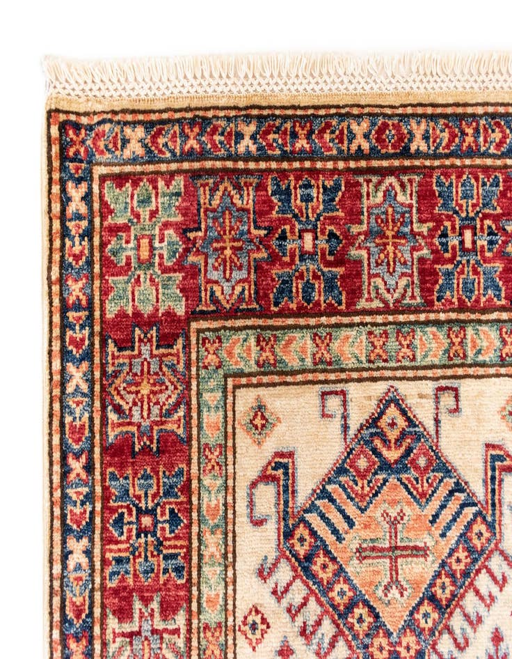 Detail image of 2' 8 x 10' Kazak Wool Runner Rug