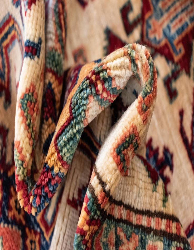 Detail image of 2' 8 x 10' Kazak Wool Runner Rug