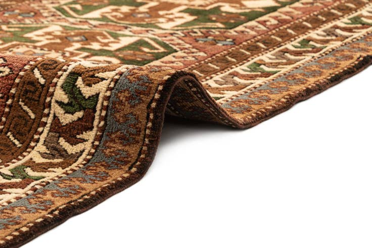 Detail image of 3' x 11' 8 Hand Knotted Kazak Wool Runner Rug