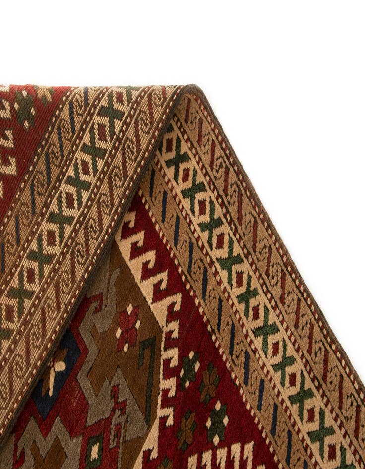 Detail image of 3' 2 x 12' 7 Kazak Runner Rug
