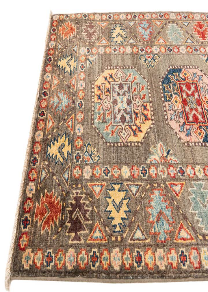 2' 7 x 10' Hand Knotted Kazak Runner Rug
