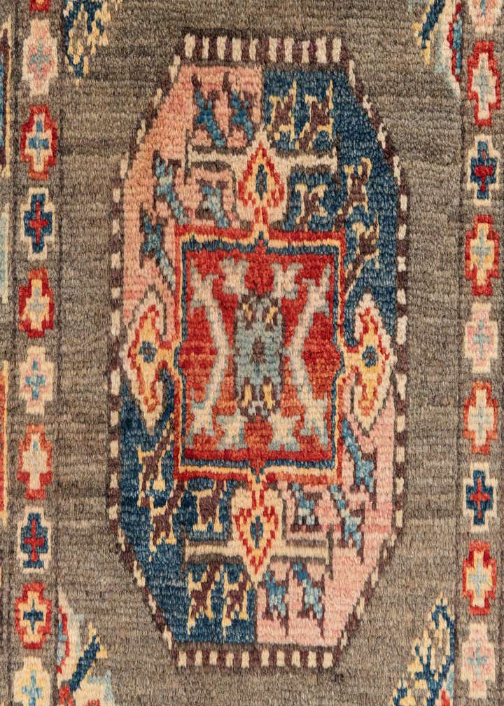 2' 7 x 10' Hand Knotted Kazak Runner Rug