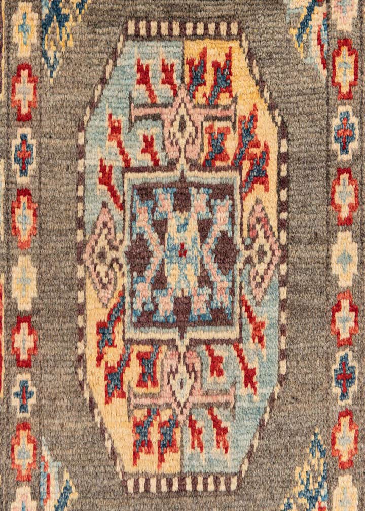2' 7 x 10' Hand Knotted Kazak Runner Rug