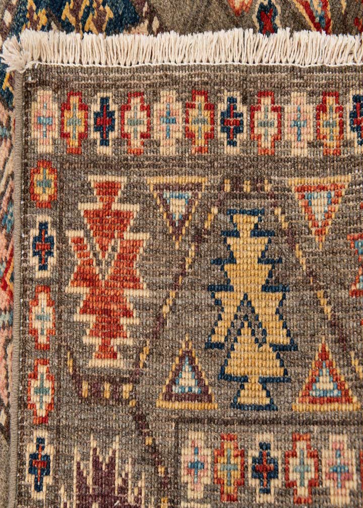 2' 7 x 10' Hand Knotted Kazak Runner Rug