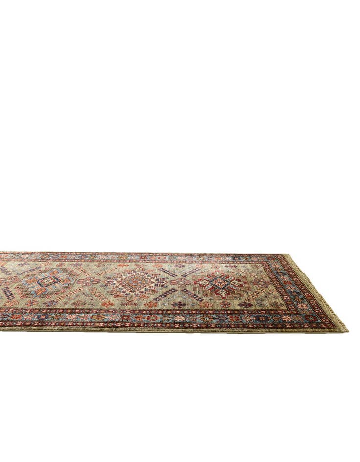 Detail image of 2' 11 x 9' 7 Hand Knotted Kazak Runner Rug