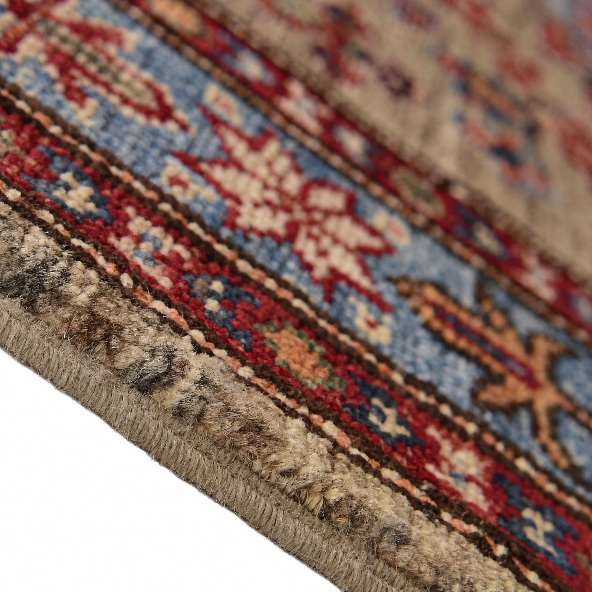Detail image 8 of 12: 2' 11 x 9' 7 Hand Knotted Kazak Runner Rug