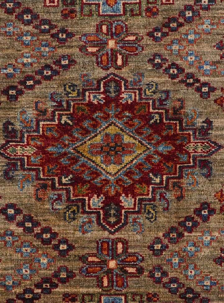 2' 11 x 9' 7 Hand Knotted Kazak Runner Rug