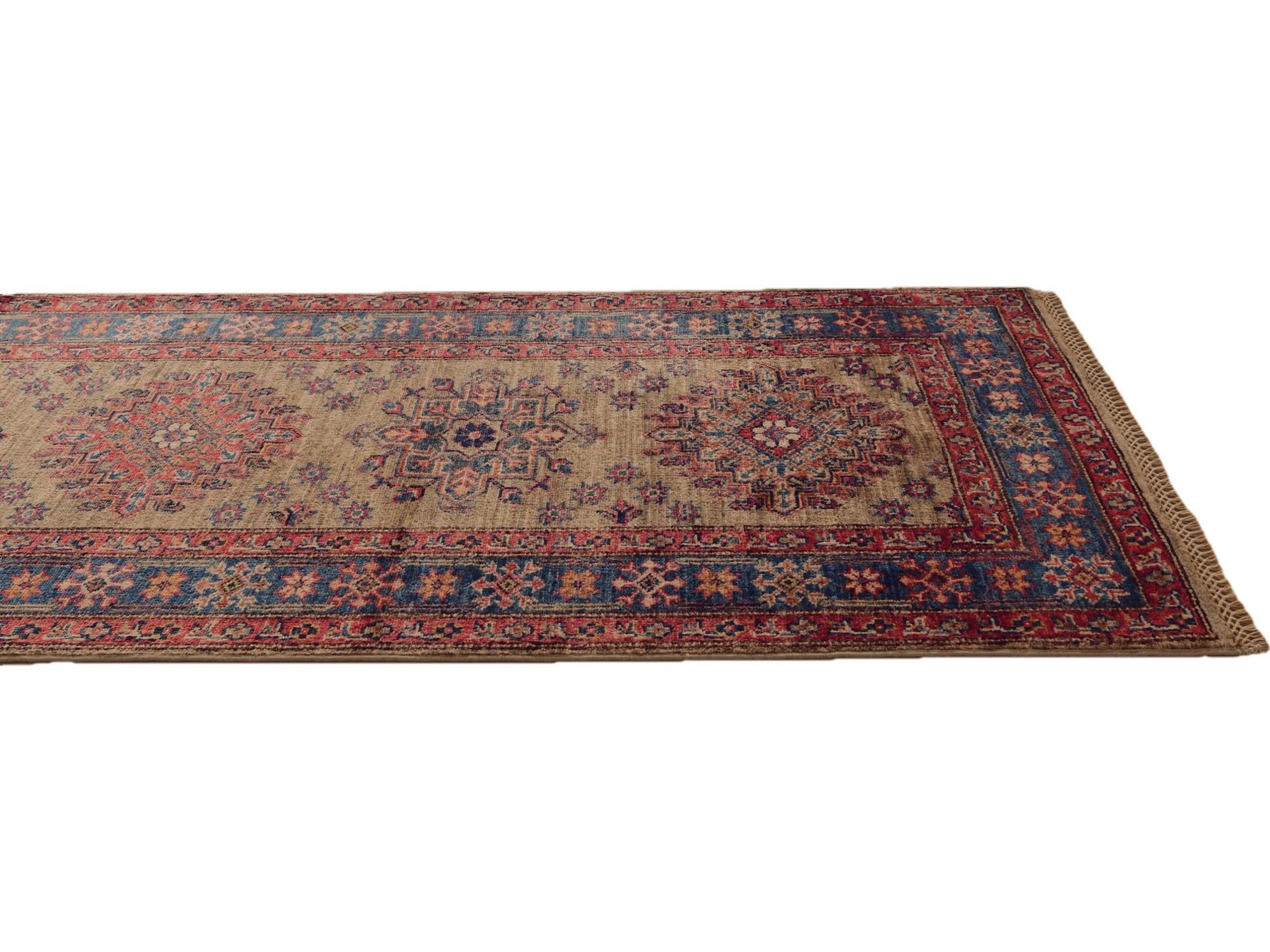 2' 6 x 9' 10 Hand Knotted Kazak Runner Rug