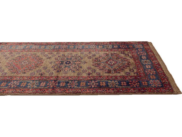 2' 6 x 9' 10 Hand Knotted Kazak Runner Rug