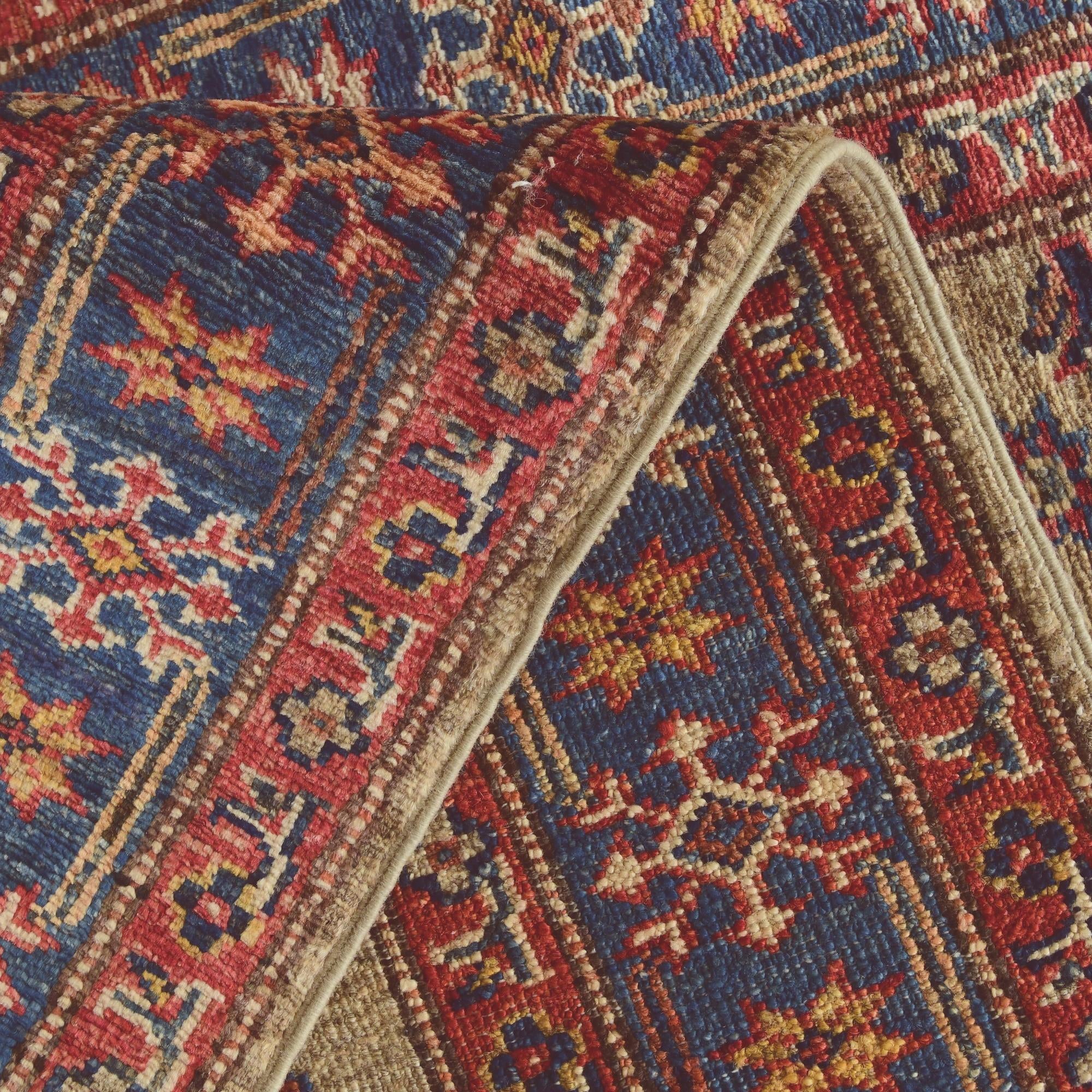 2' 6 x 9' 10 Hand Knotted Kazak Runner Rug