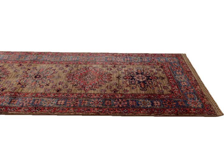 2' 10 x 9' 5 Hand Knotted Kazak Runner Rug