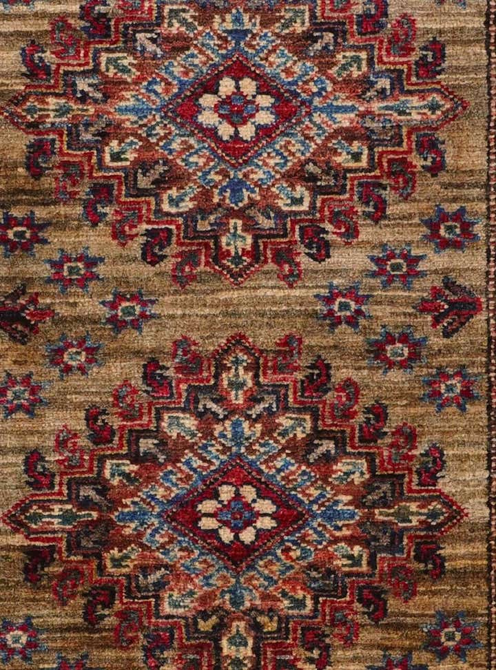 2' 10 x 9' 5 Hand Knotted Kazak Runner Rug