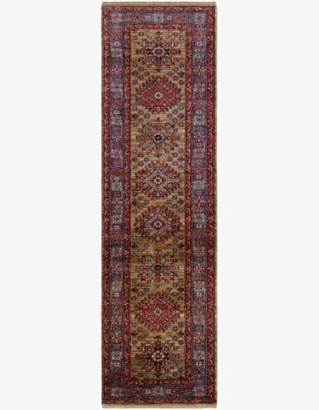 2' 10 x 9' 5 Hand Knotted Kazak Runner Rug