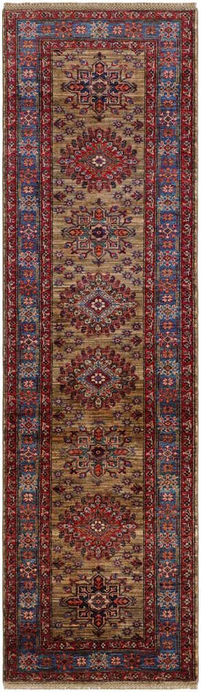 2' 10 x 9' 5 Hand Knotted Kazak Runner Rug