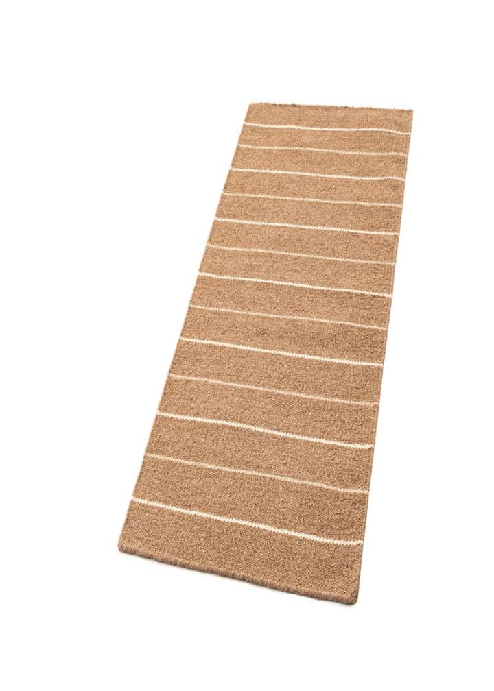 2' 4 x 4' 6 Hand Woven Kilim Dhurrie Wool Runner Rug