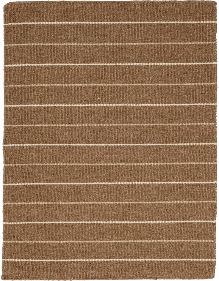 Detail image of 2' 4 x 4' 6 Hand Woven Kilim Dhurrie Wool Runner Rug