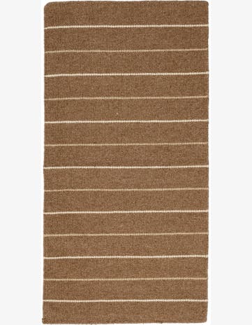 2' 4 x 4' 6 Hand Woven Kilim Dhurrie Wool Runner Rug