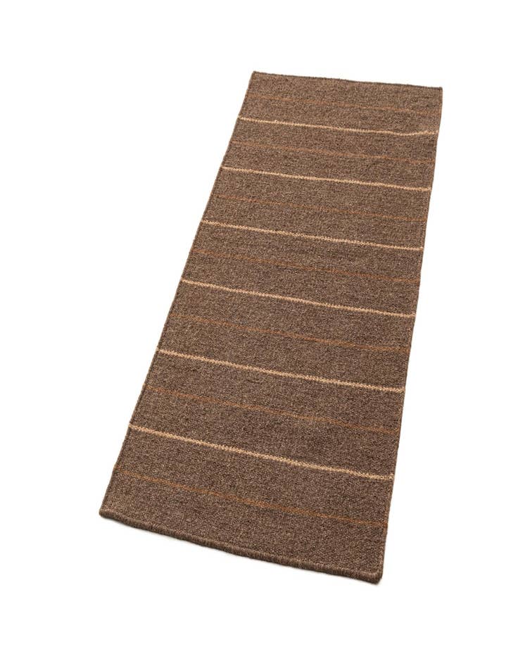 Detail image of 2' 5 x 4' 6  Hand Knotted Kilim Dhurrie Wool Runner Rug