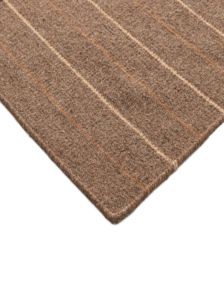 Detail image of 2' 5 x 4' 6  Hand Knotted Kilim Dhurrie Wool Runner Rug