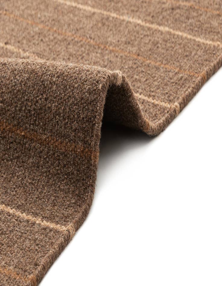 Detail image of 2' 5 x 4' 6  Hand Knotted Kilim Dhurrie Wool Runner Rug