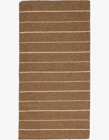 2' 4 x 4' 6 Hand Woven Kilim Dhurrie Wool Runner Rug