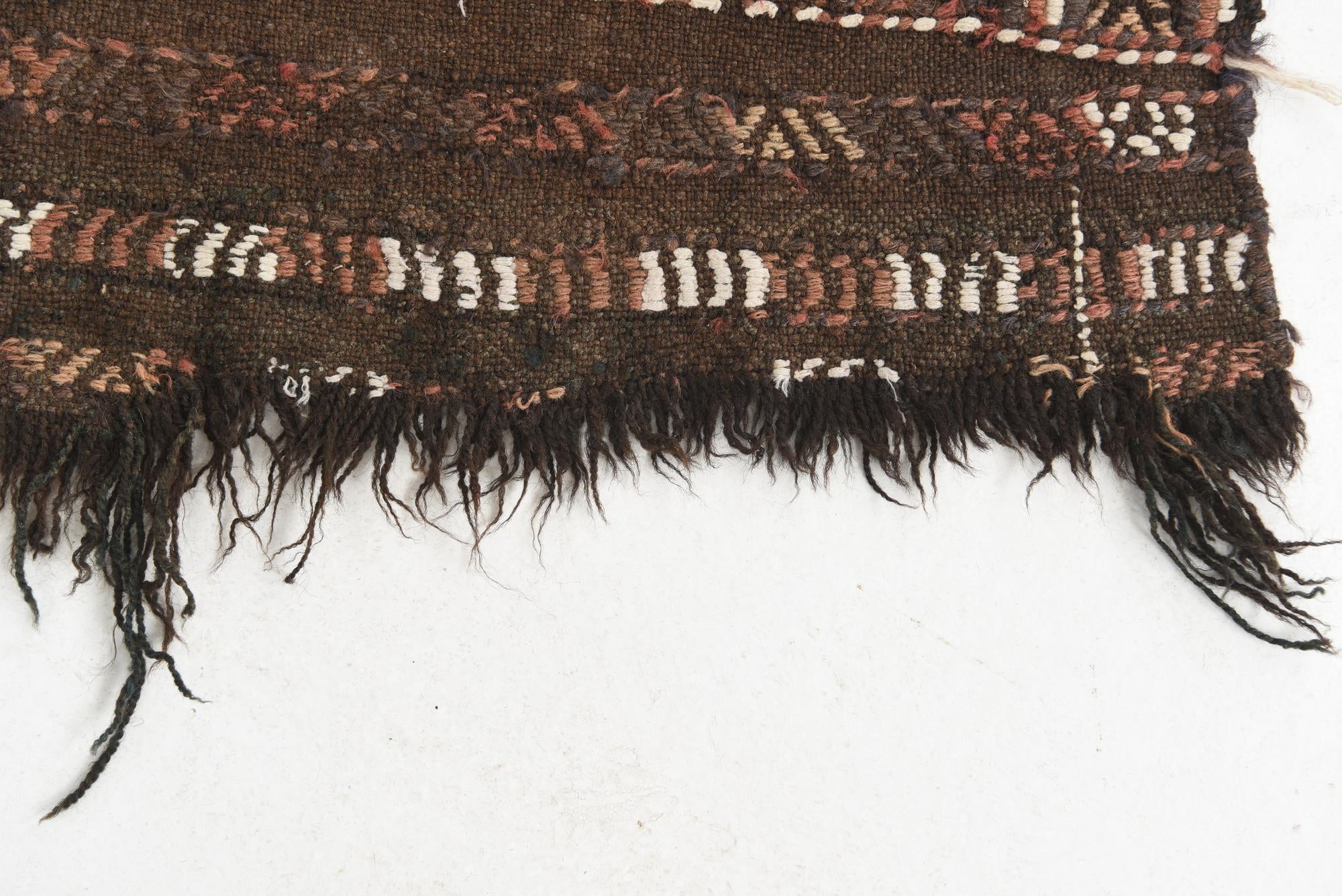 2' x 6' 10 Hand Knotted Kilim Fars Persian Wool Runner Rug