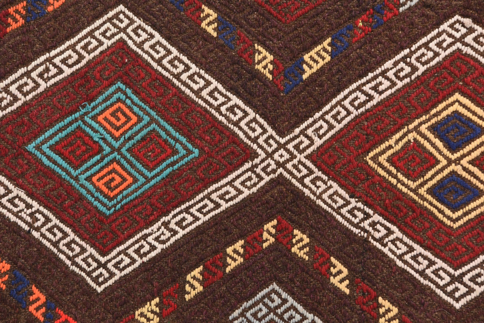 2' x 9' 9 Hand Knotted Kilim Fars Persian Wool Runner Rug