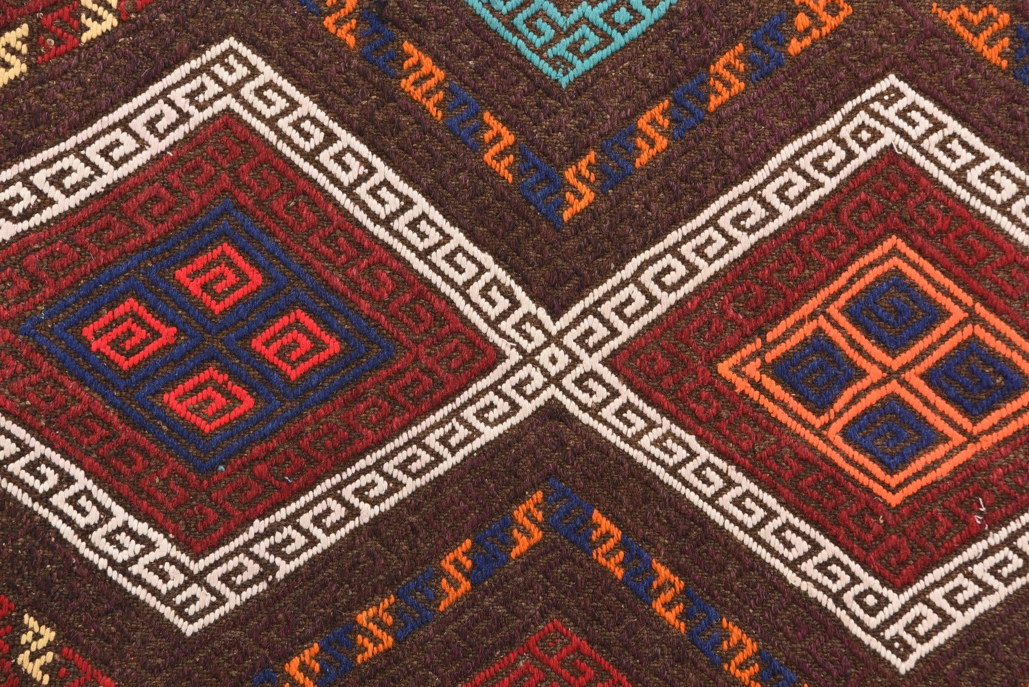 2' x 9' 9 Hand Knotted Kilim Fars Persian Wool Runner Rug