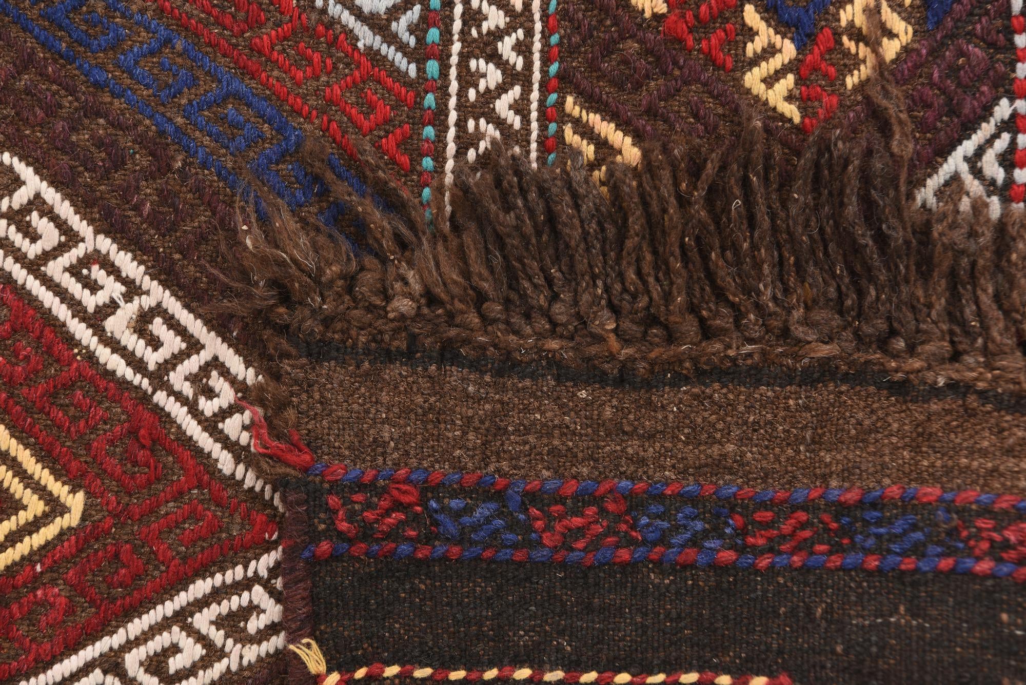 2' x 9' 9 Hand Knotted Kilim Fars Persian Wool Runner Rug