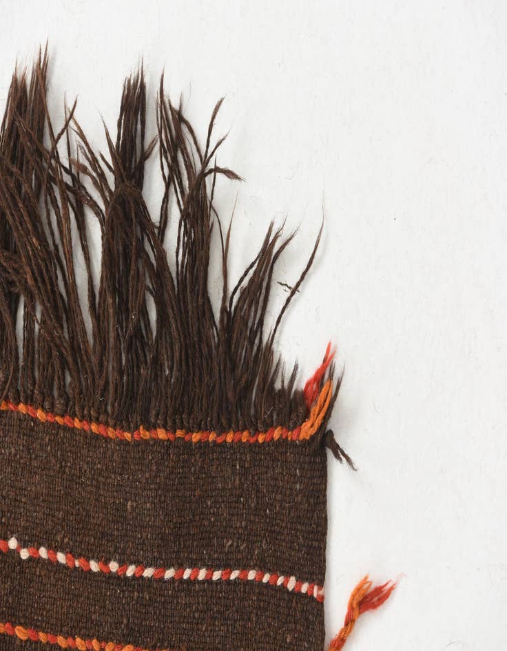 Detail image of 2' 1 x 9' 7  Hand Knotted Kilim Fars Persian Wool Runner Rug