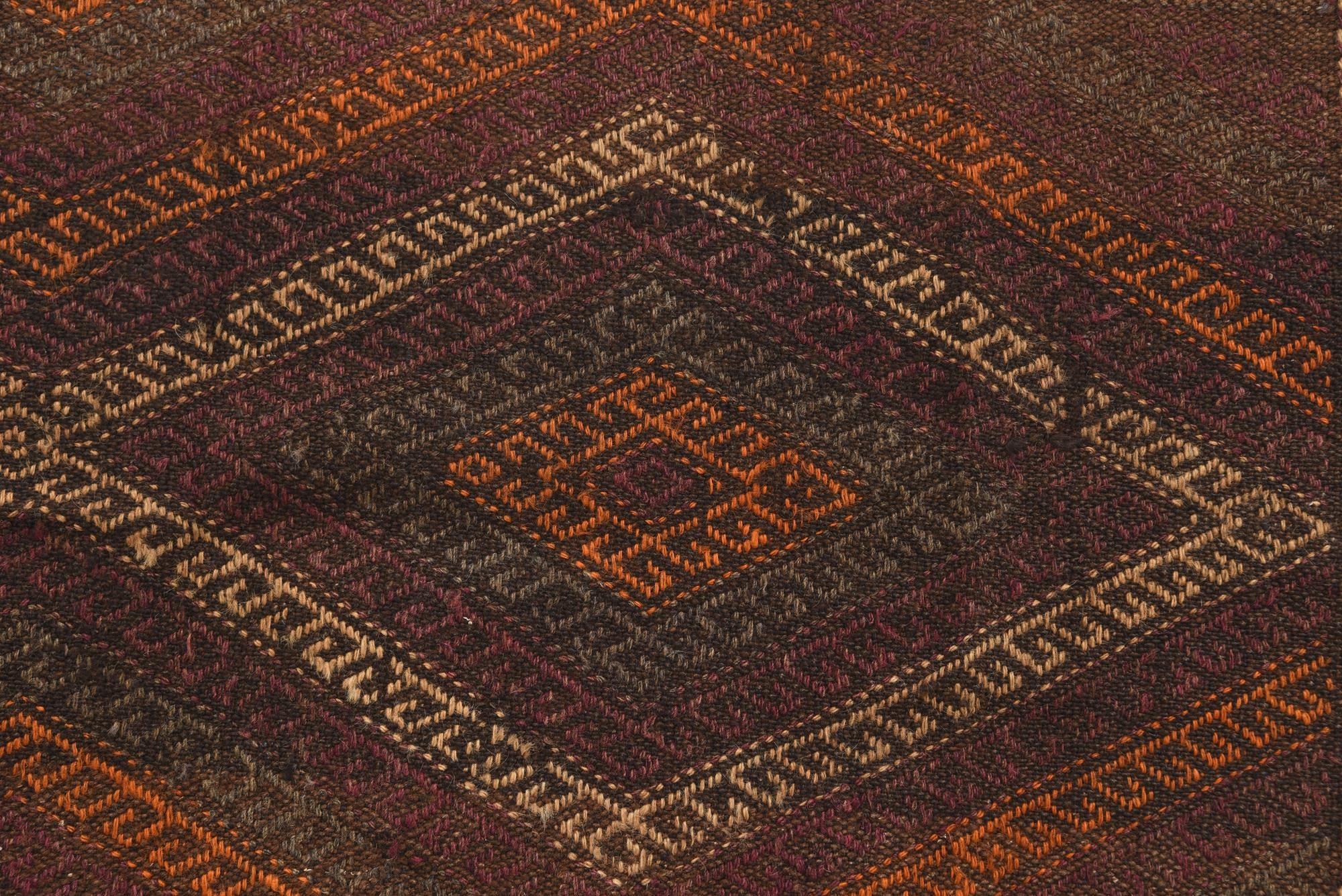 2' 2 x 8' Hand Knotted Kilim Fars Persian Wool Runner Rug