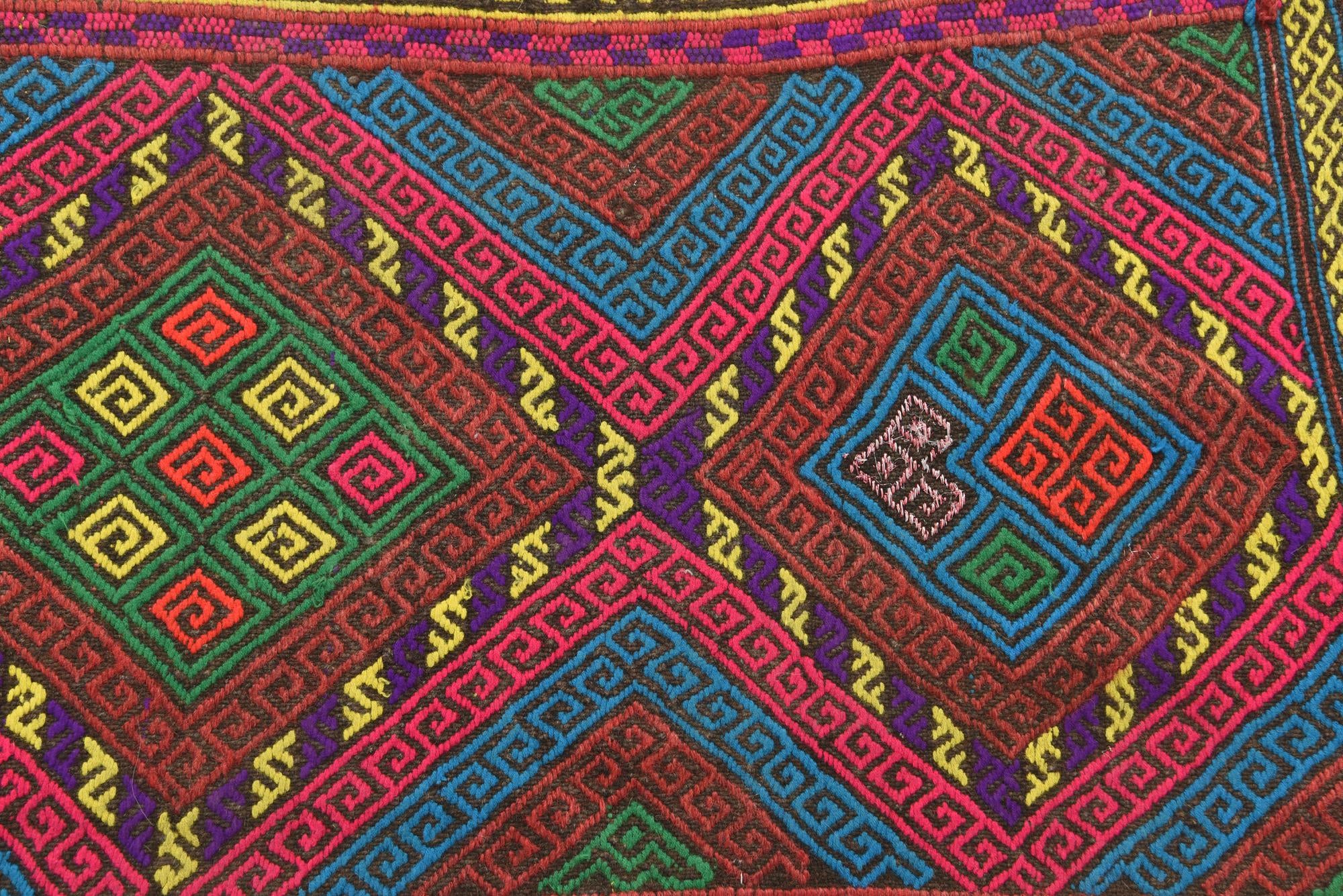 2' x 8' 2 Hand Knotted Kilim Fars Persian Wool Runner Rug