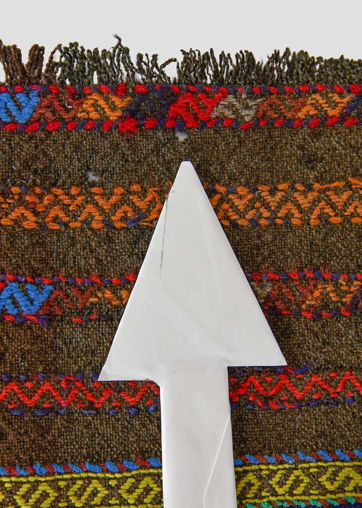 2' 3 x 7' 9 Hand Knotted Kilim Fars Persian Wool Runner Rug