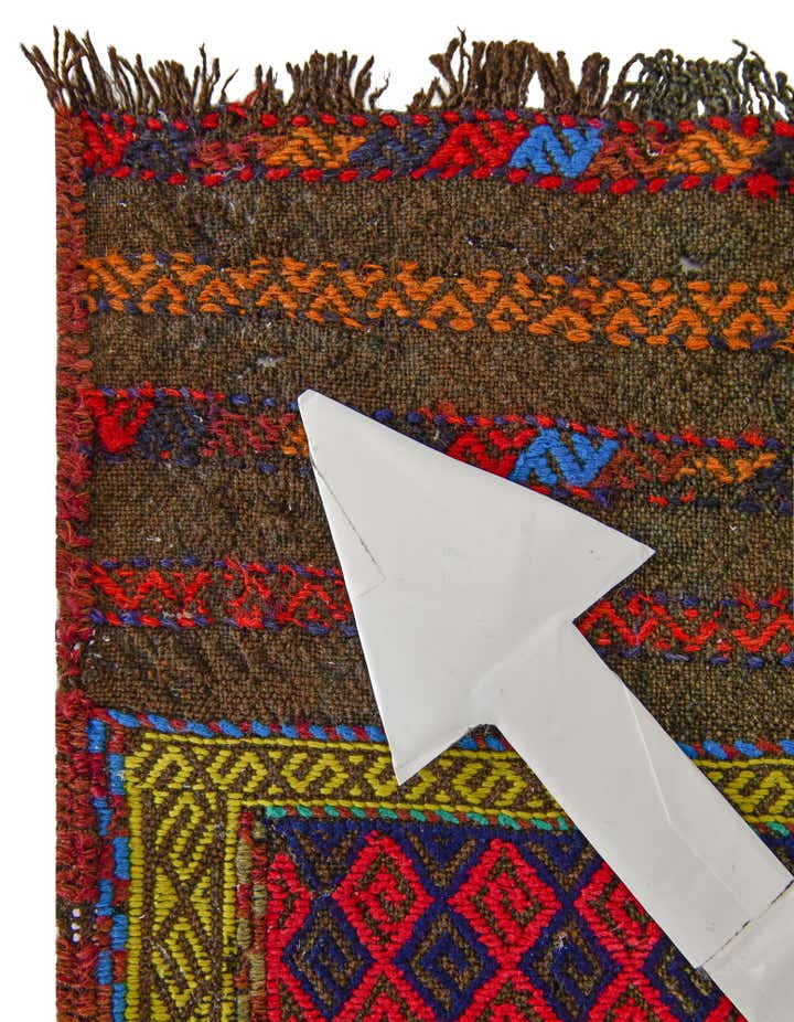 2' 3 x 7' 9 Hand Knotted Kilim Fars Persian Wool Runner Rug