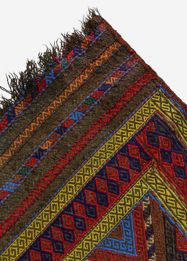 2' 3 x 7' 9 Hand Knotted Kilim Fars Persian Wool Runner Rug