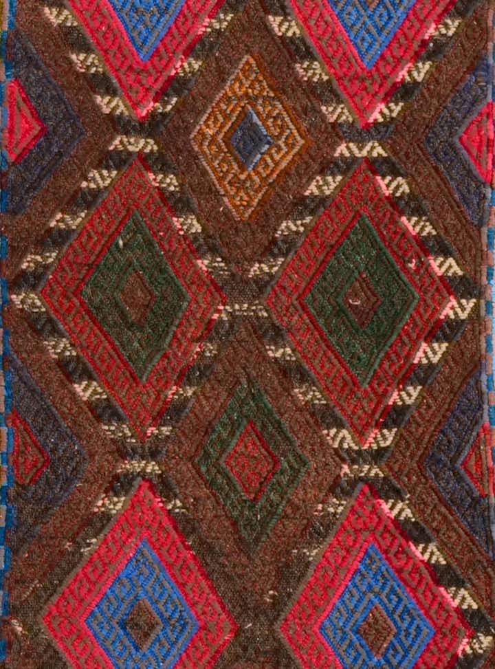 2' 3 x 7' 9 Hand Knotted Kilim Fars Persian Wool Runner Rug