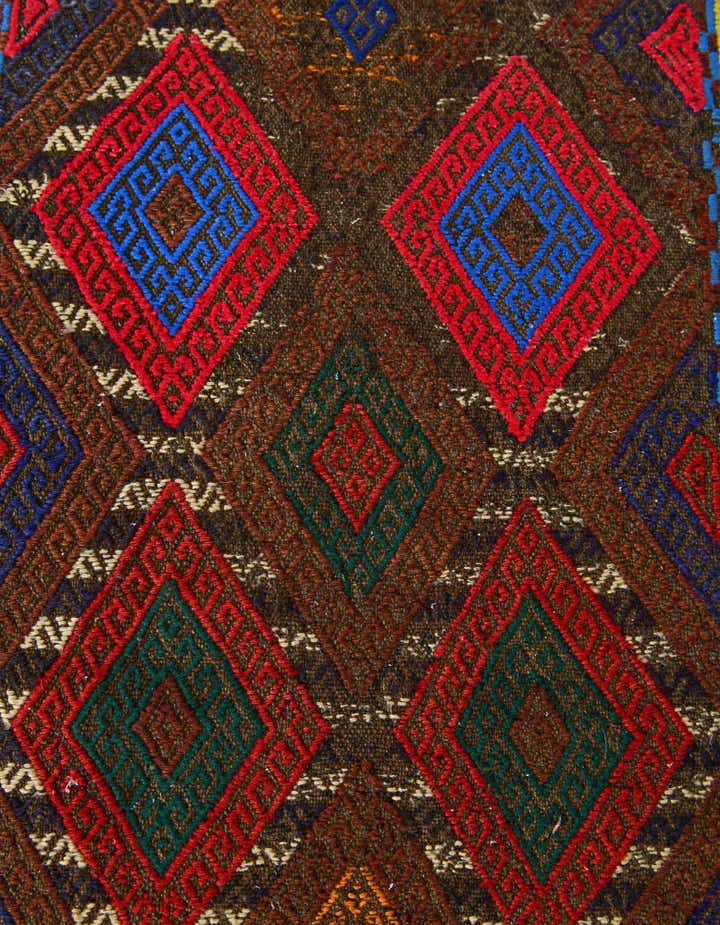 2' 3 x 7' 9 Hand Knotted Kilim Fars Persian Wool Runner Rug