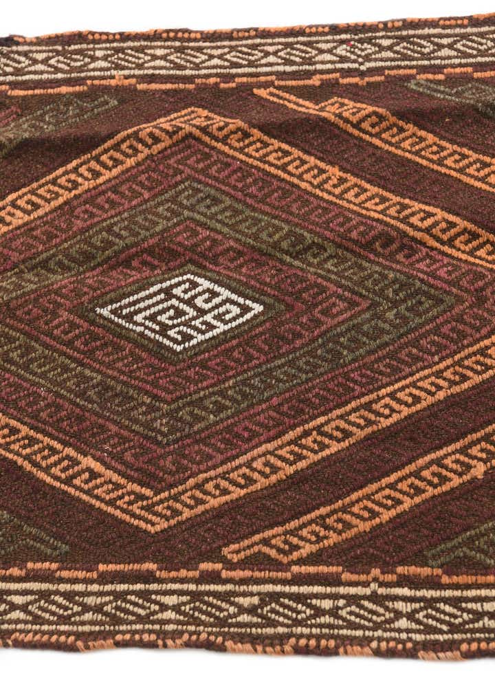 2' x 5' 8 Hand Knotted Kilim Fars Persian Wool Runner Rug