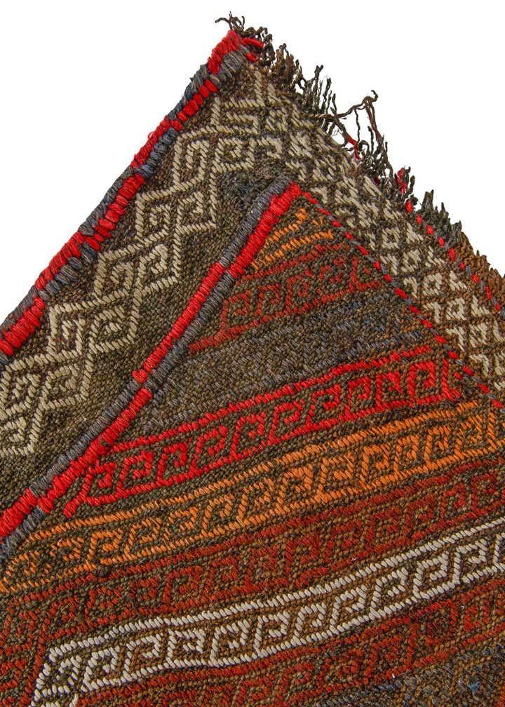2' 2 x 8' 6 Hand Knotted Kilim Fars Persian Wool Runner Rug