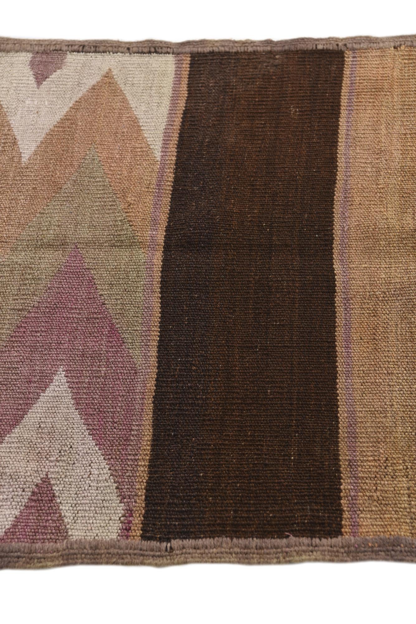 2' 1 x 14' 3 Hand Woven Kilim Fars Wool Runner Rug