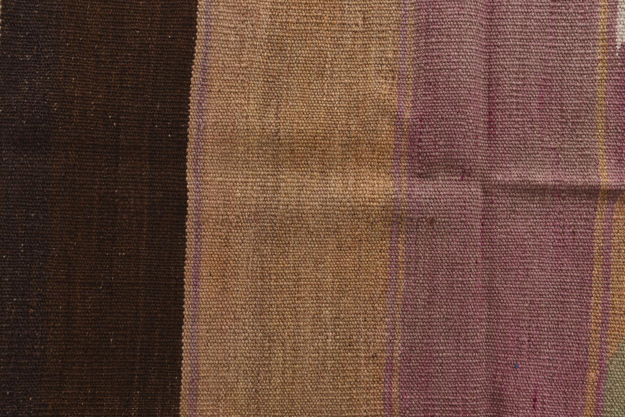 2' 1 x 14' 3 Hand Woven Kilim Fars Wool Runner Rug
