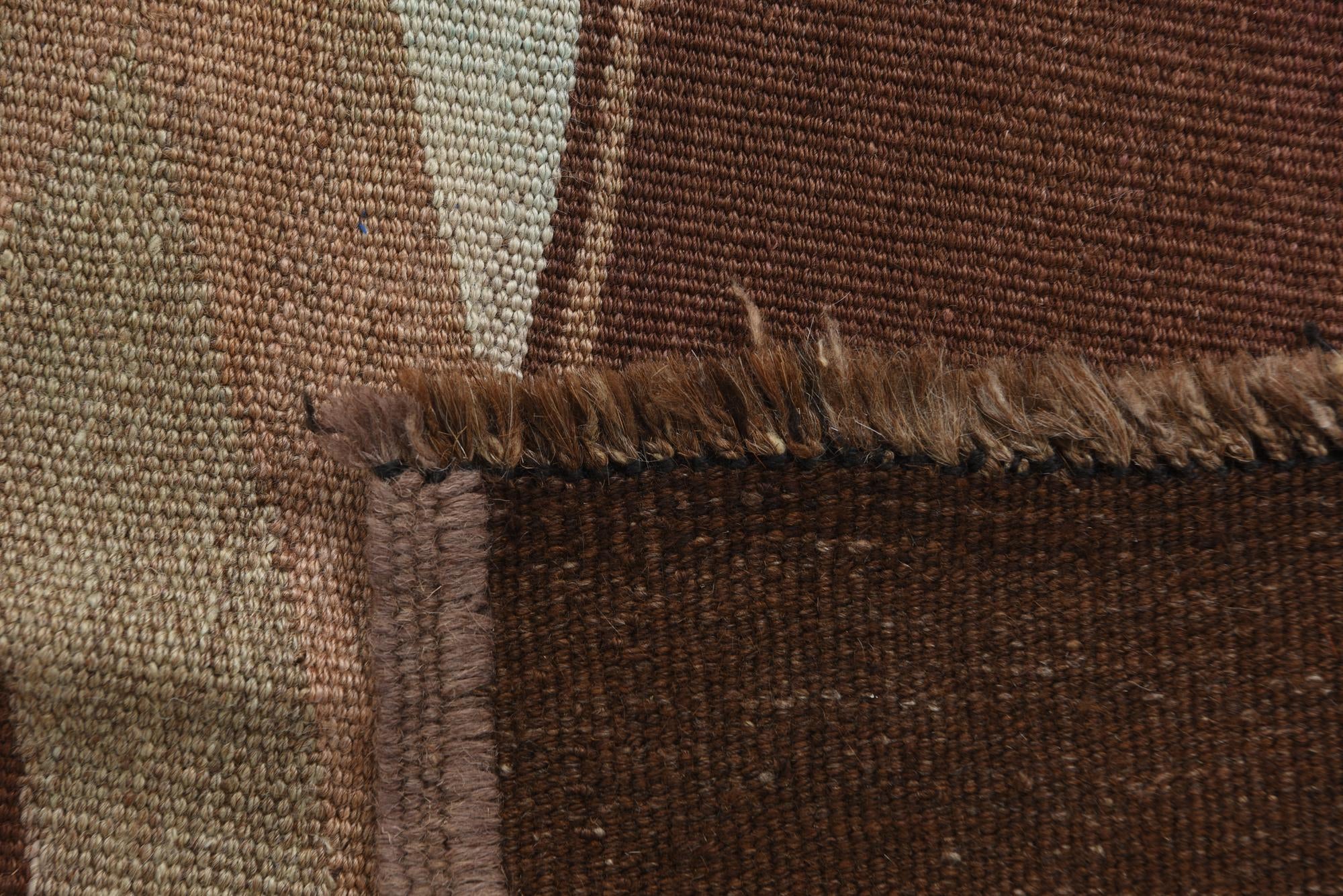 2' 1 x 14' 3 Hand Woven Kilim Fars Wool Runner Rug
